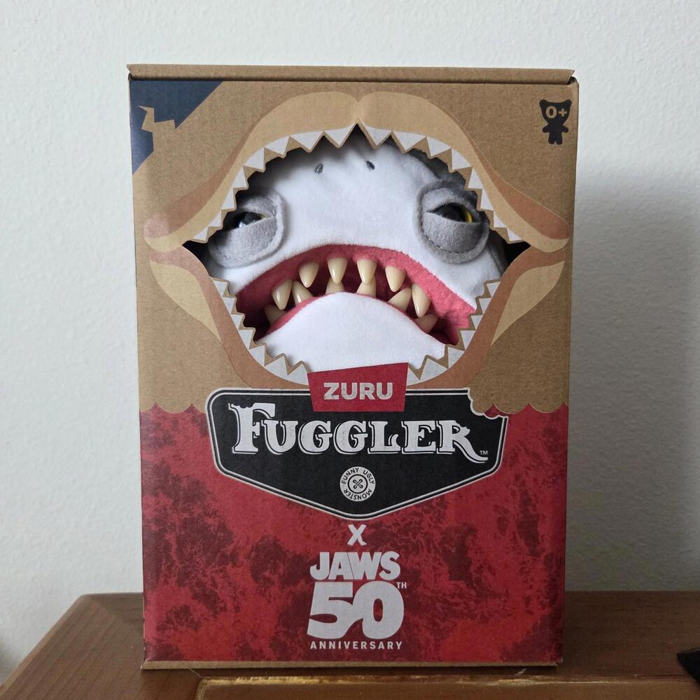 Zuru Fuggler Jaws 50th Anniversary New In Box - Standard Size 9"